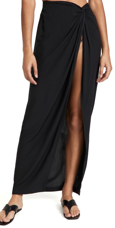 LSPACE Mia Cover Up Solid Black