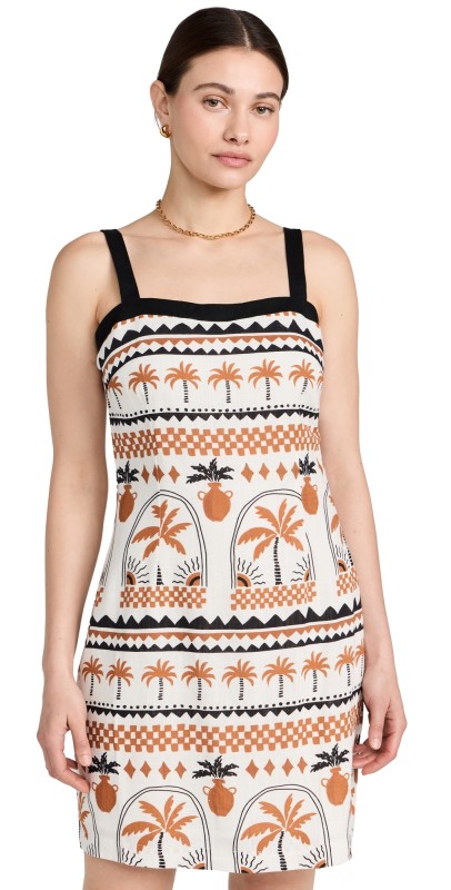 MINKPINK Hestia Mini Dress Ivory/Gold