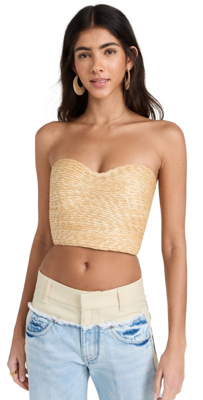 Cult Gaia Jacira Sleeveless Top Natural