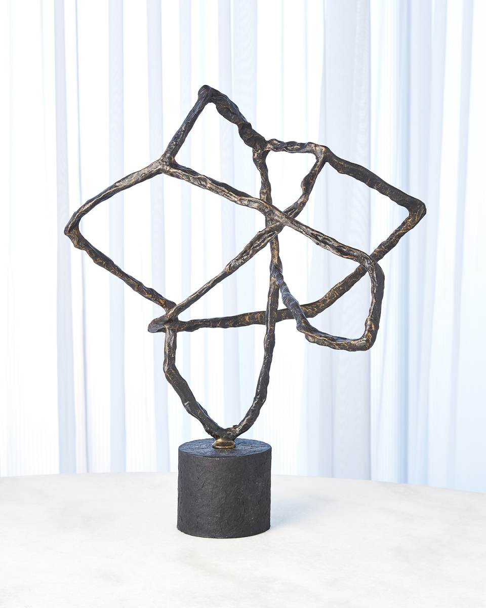 Tangled Bronze Sculpture