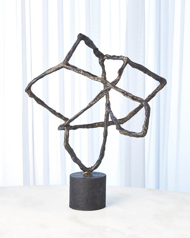 Tangled Bronze Sculpture