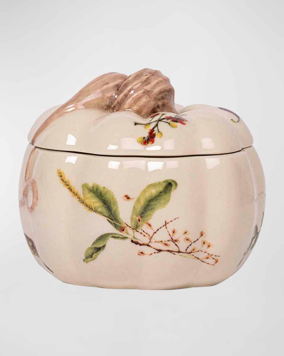 Forest Walk Lidded Pumpkin Soup Bowl