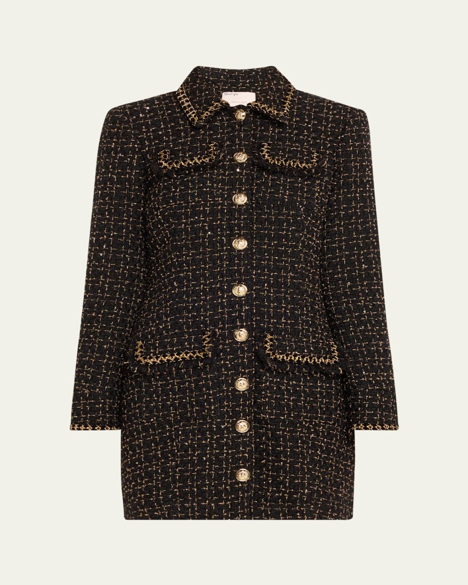 Sasha Tweed Blazer Mini Dress