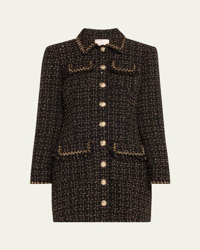 Sasha Tweed Blazer Mini Dress