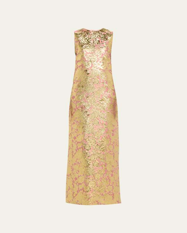 Cosi Fan Tutte Metallic Shift Dress