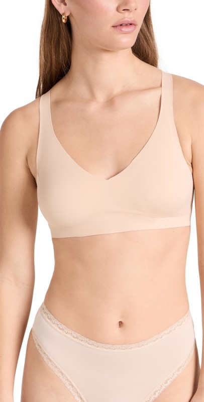 LIVELY The Sleek Crossback Bralette Jet Black