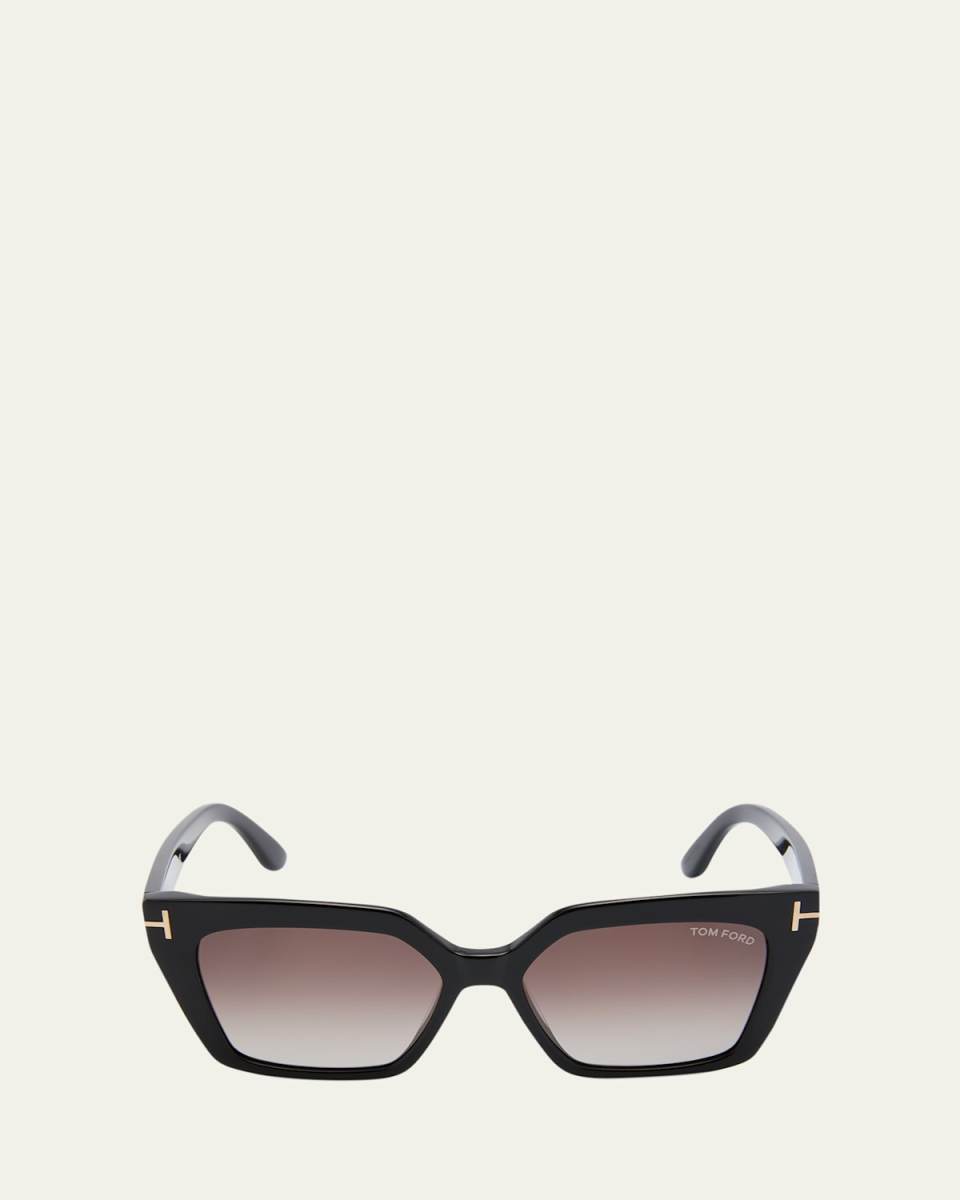 Winona Acetate T-Logo Cat-Eye Sunglasses