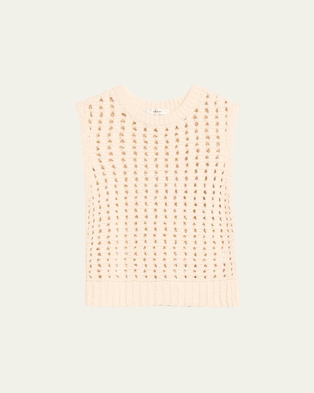 Tape Yarn Sweater Vest