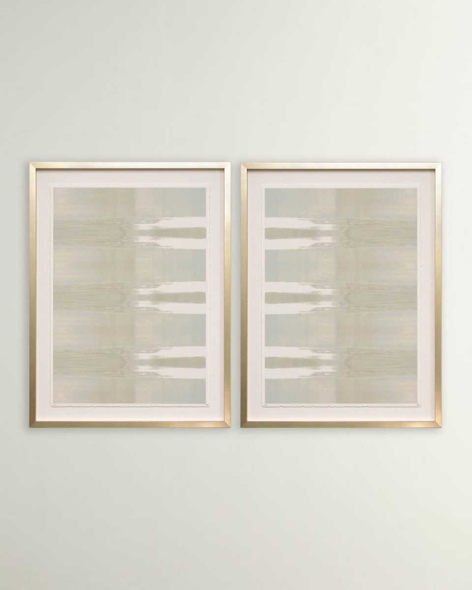 Limited Edition Carol Benson Cobb Dusk In Pastel - Set Of 2 Framed Wall Art, Initialed And Numbered