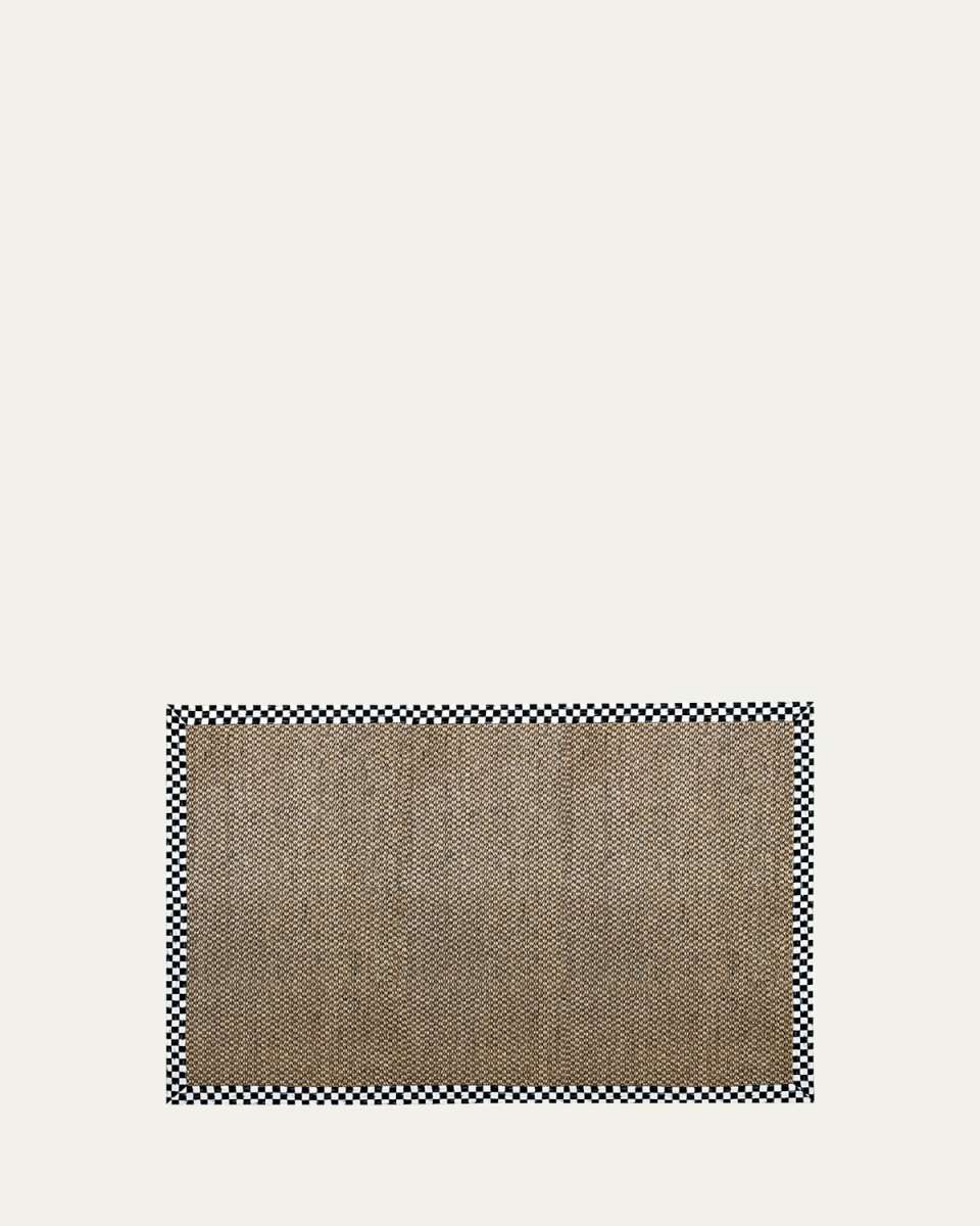 Chunky Sisal Rug Courtly Check, 6' x 9'