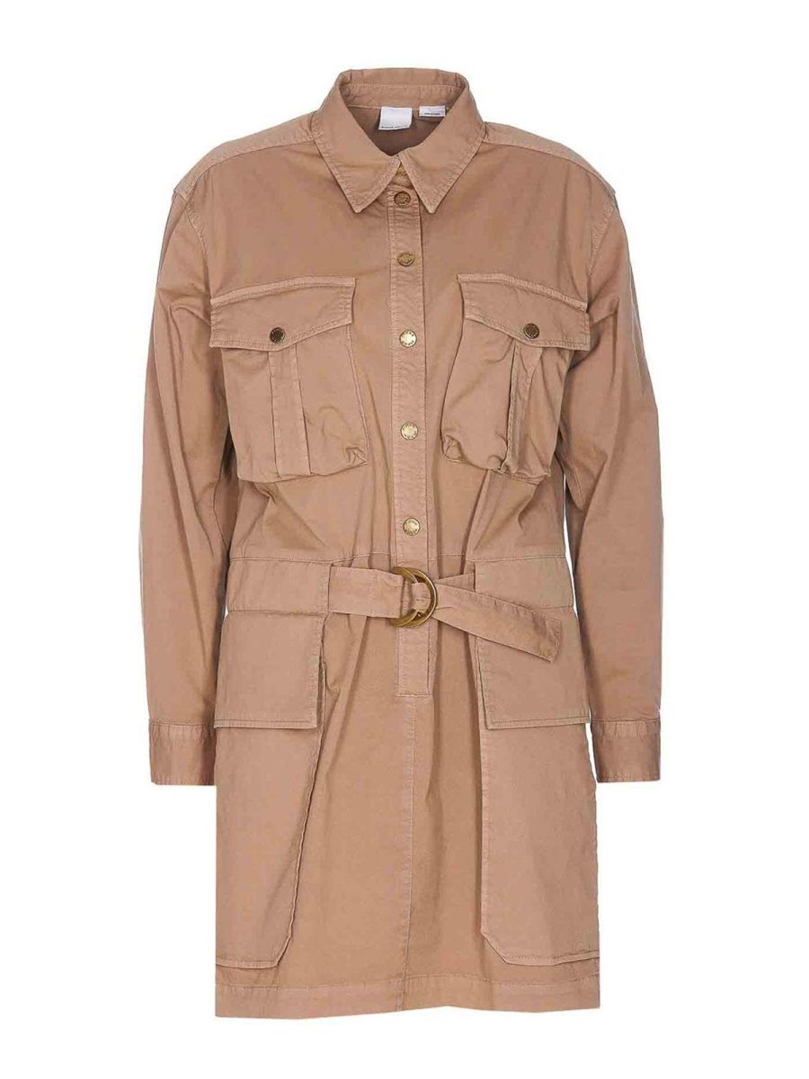 Pinko Robe Courte - Beige