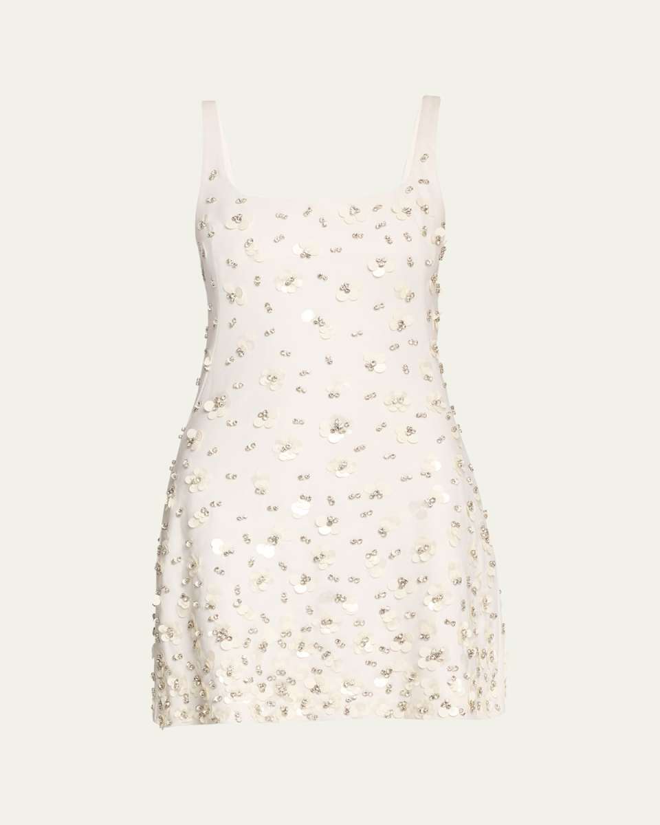 Ziva Sequin-Embellished Mini Dress