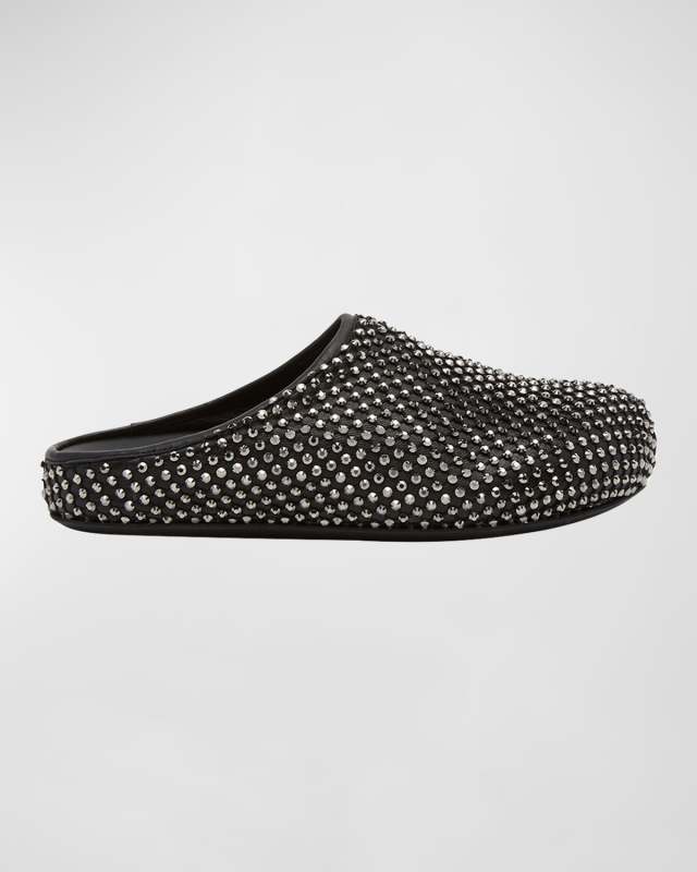 Fussbett Crystal Leather Mules