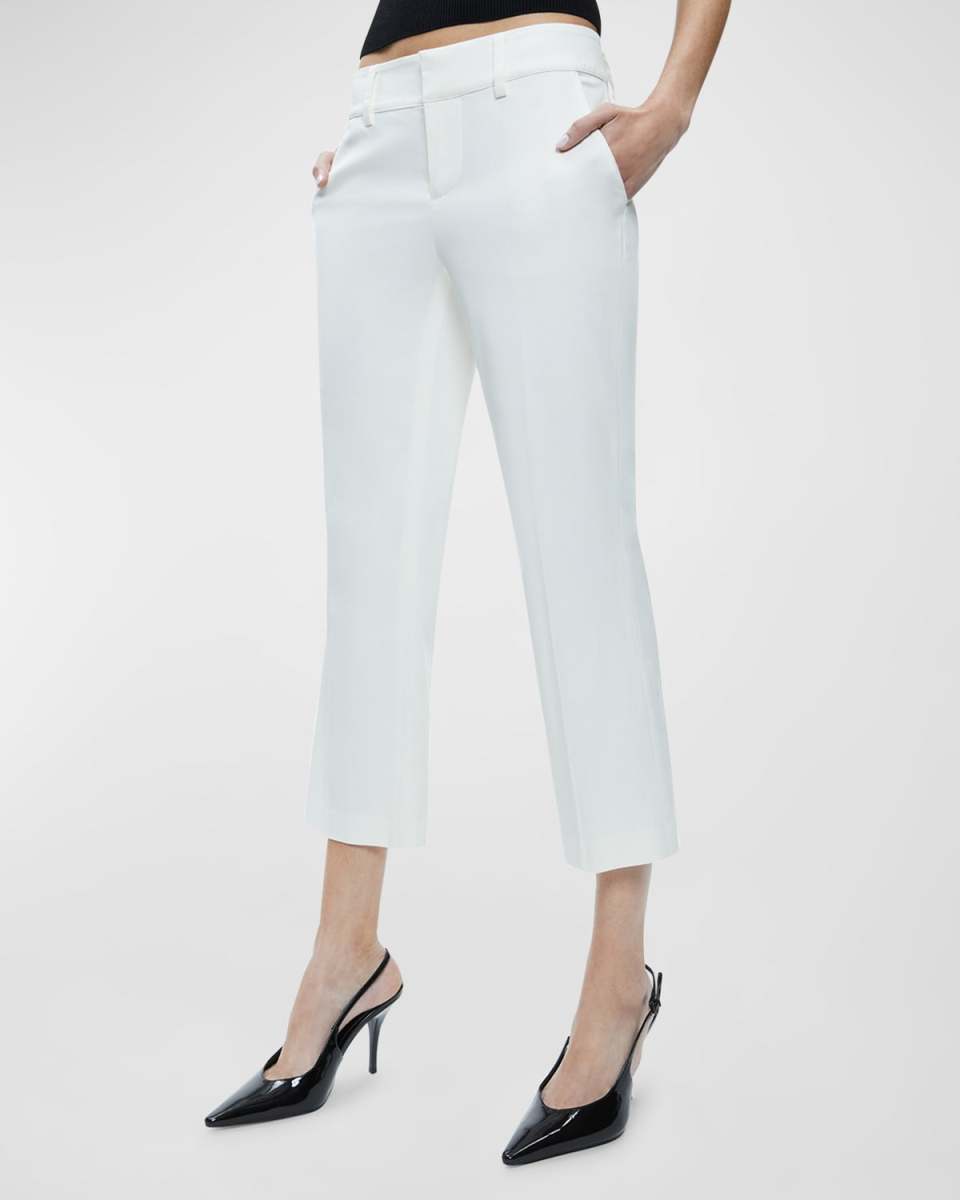 Janis Low-Rise Cropped Flare Pants