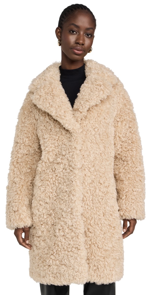 STAND STUDIO Camille Coat Natural Beige