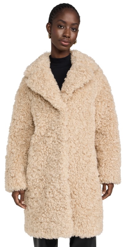 STAND STUDIO Camille Coat Natural Beige
