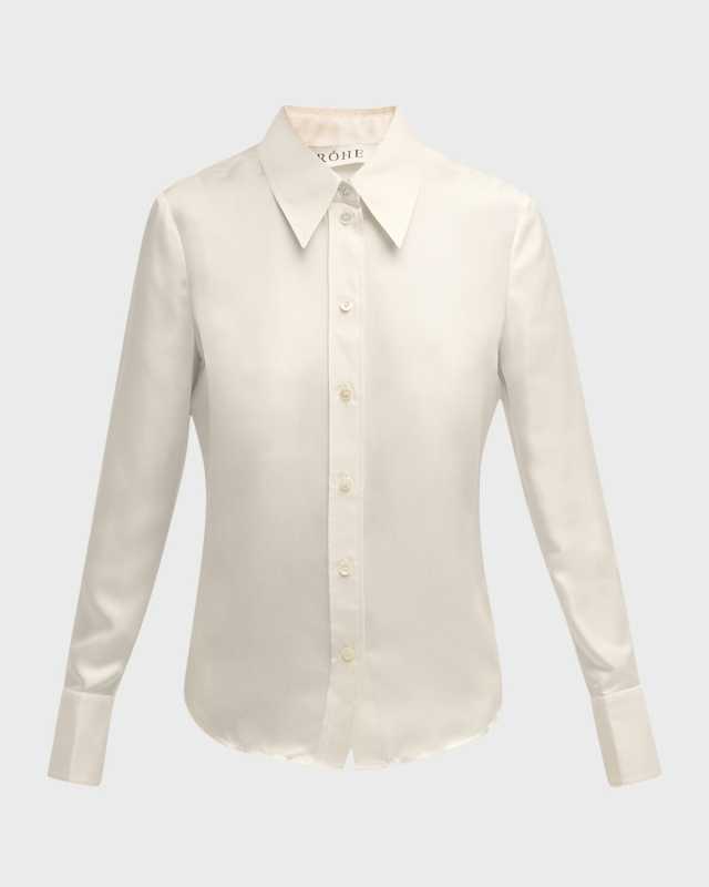 Long-Sleeve Fitted Shirt