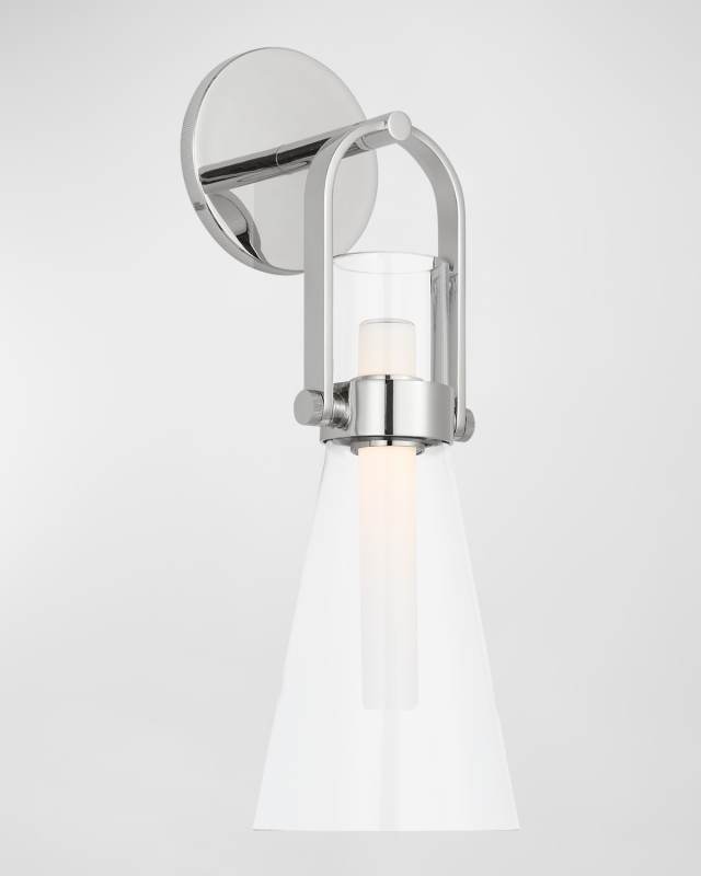 Larkin Medium Conical Bracketed Sconce by Ian K Fowler