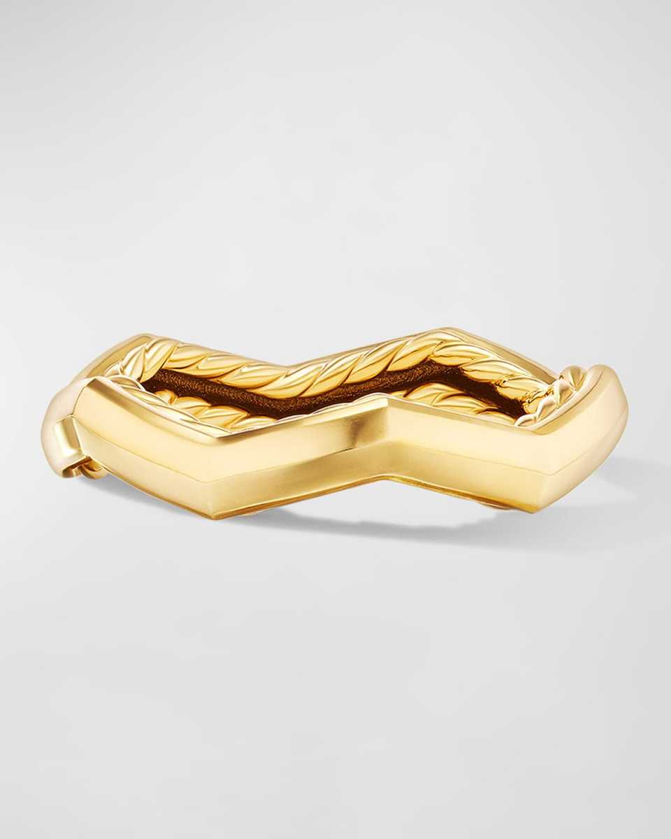 Zig Zag Stax Ring in 18K Gold, 3mm