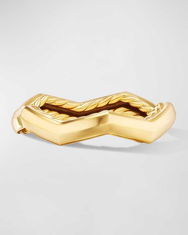 Zig Zag Stax Ring in 18K Gold, 3mm