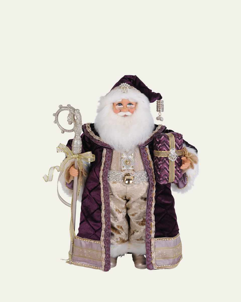 Sugar Plum Santa Figure
