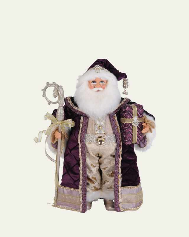 Sugar Plum Santa Figure