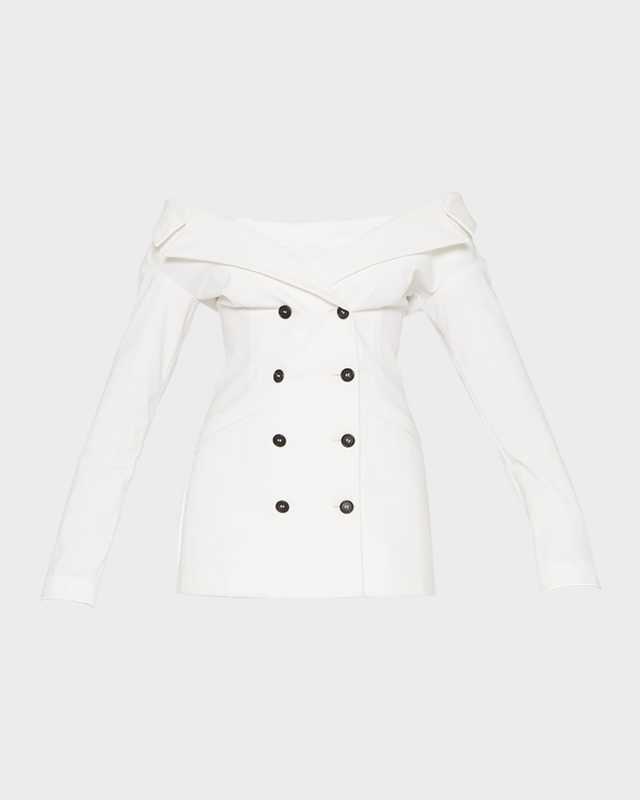 Off-The-Shoulder Blazer