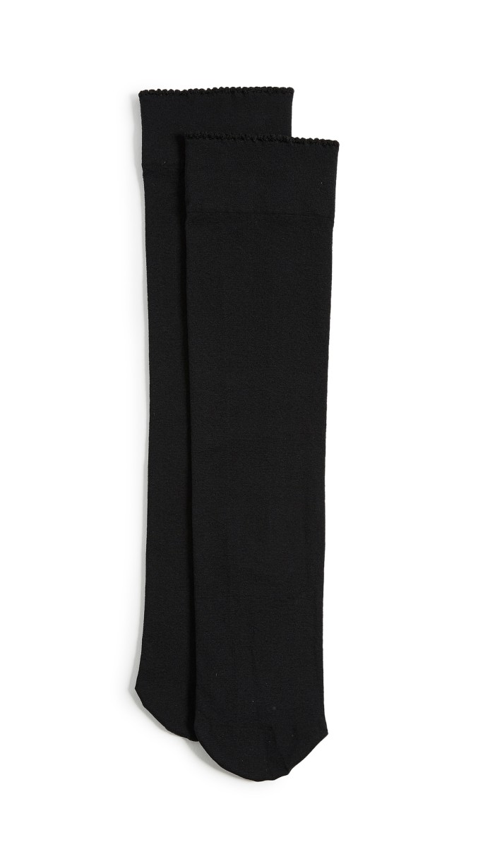 Wolford Velvet De Luxe 50 Knee-Highs Black