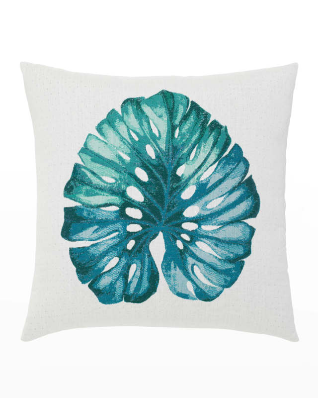 Leaf Lagoon Pillow, 22"Sq.