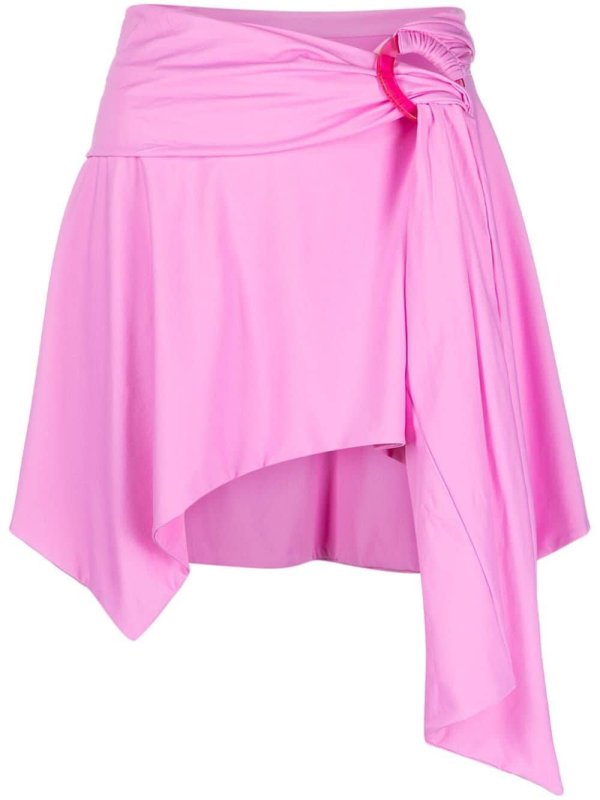 asymmetric mini skirt