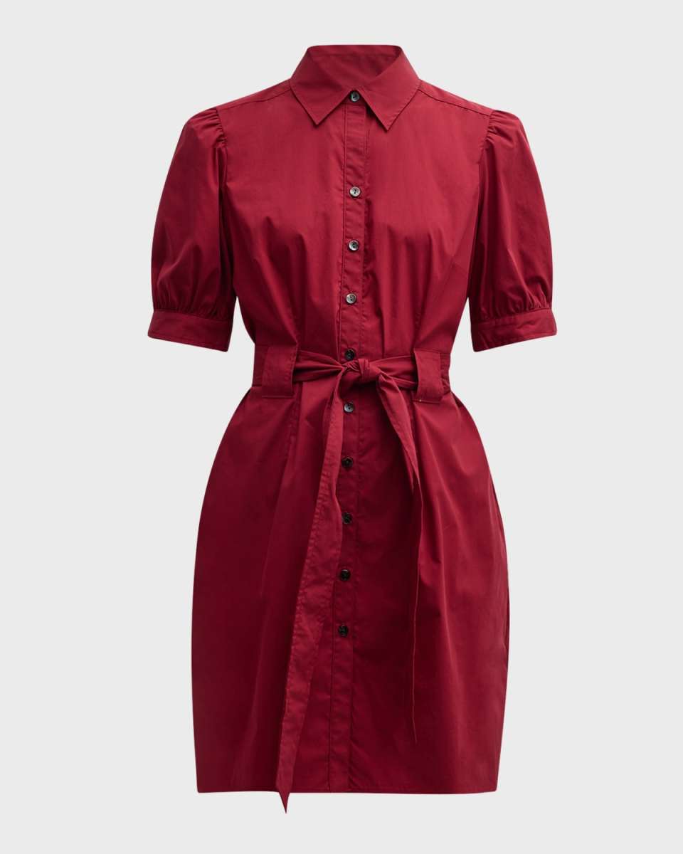 Piper Belted Weathercloth Shirtdress