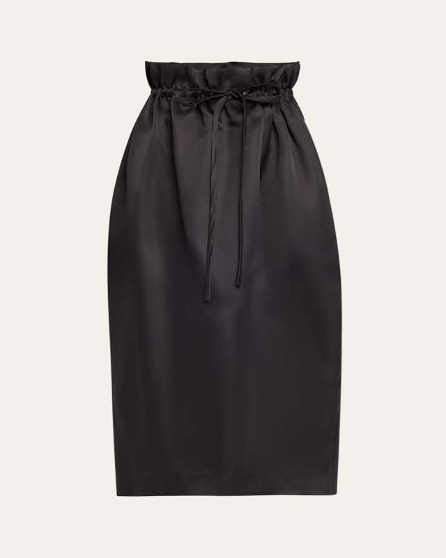 Ember Drawstring Midi Skirt