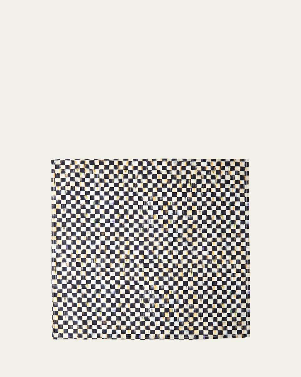 Courtly Check Napkin with 1"Sq. Check Pattern