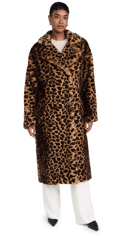 Le Superbe Panthera Teddy Coat Panthera Faux Fur