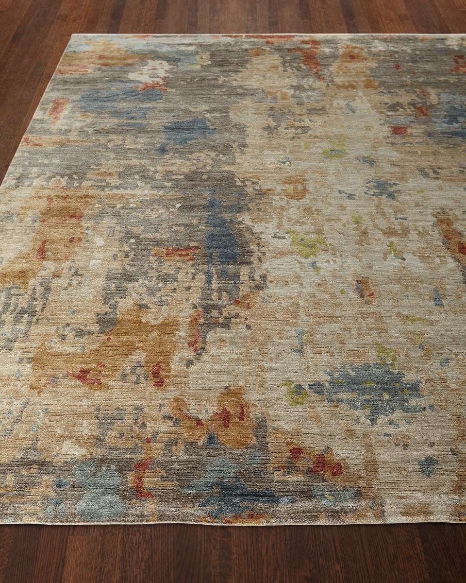 Andre Hand-Knotted Rug, 6' x 9'
