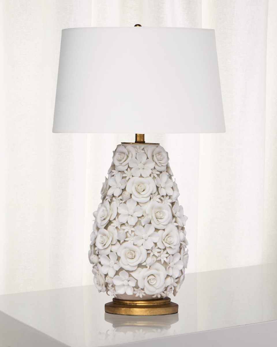 Alice Porcelain Flower Table Lamp