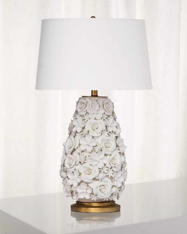 Alice Porcelain Flower Table Lamp
