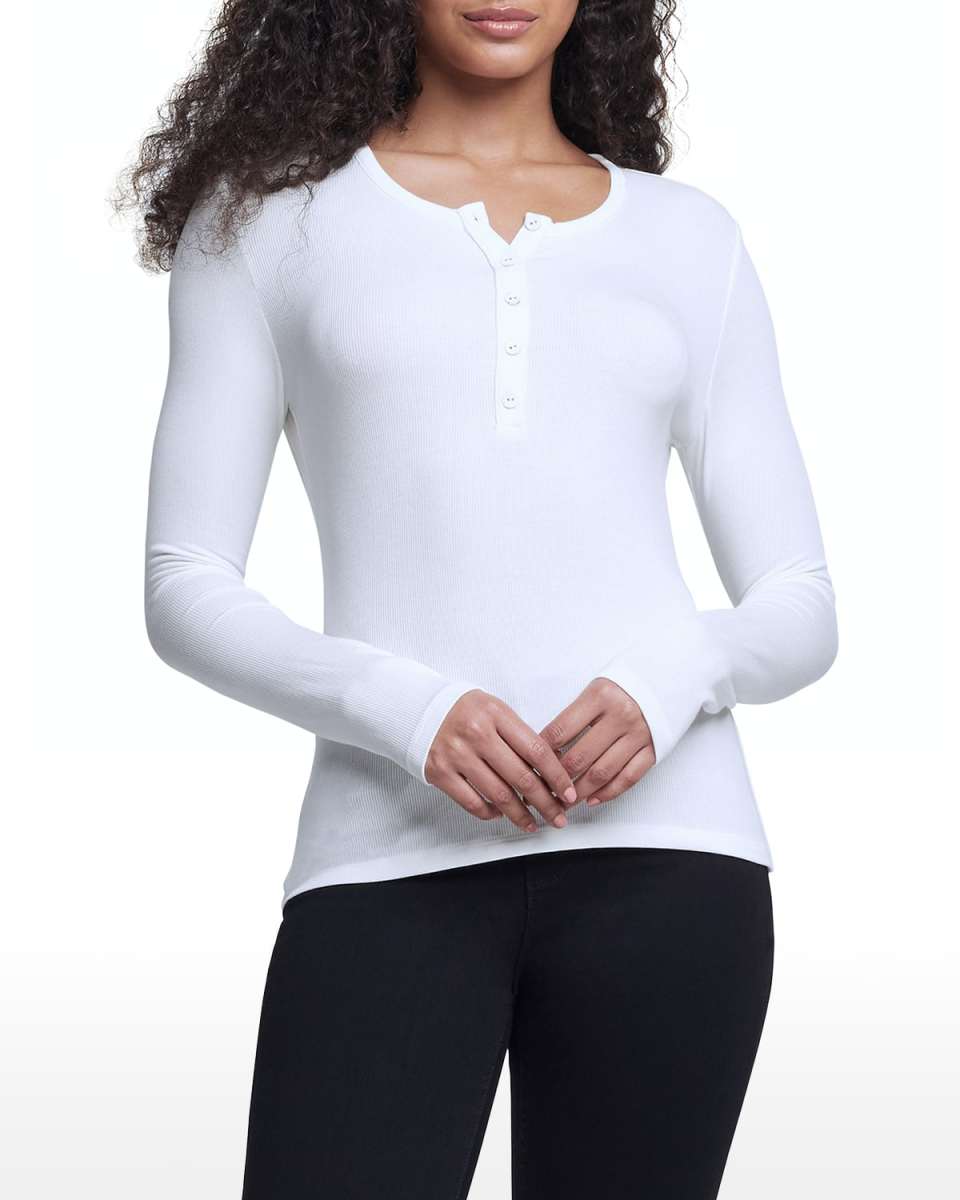 Faith Long-Sleeve Henley T