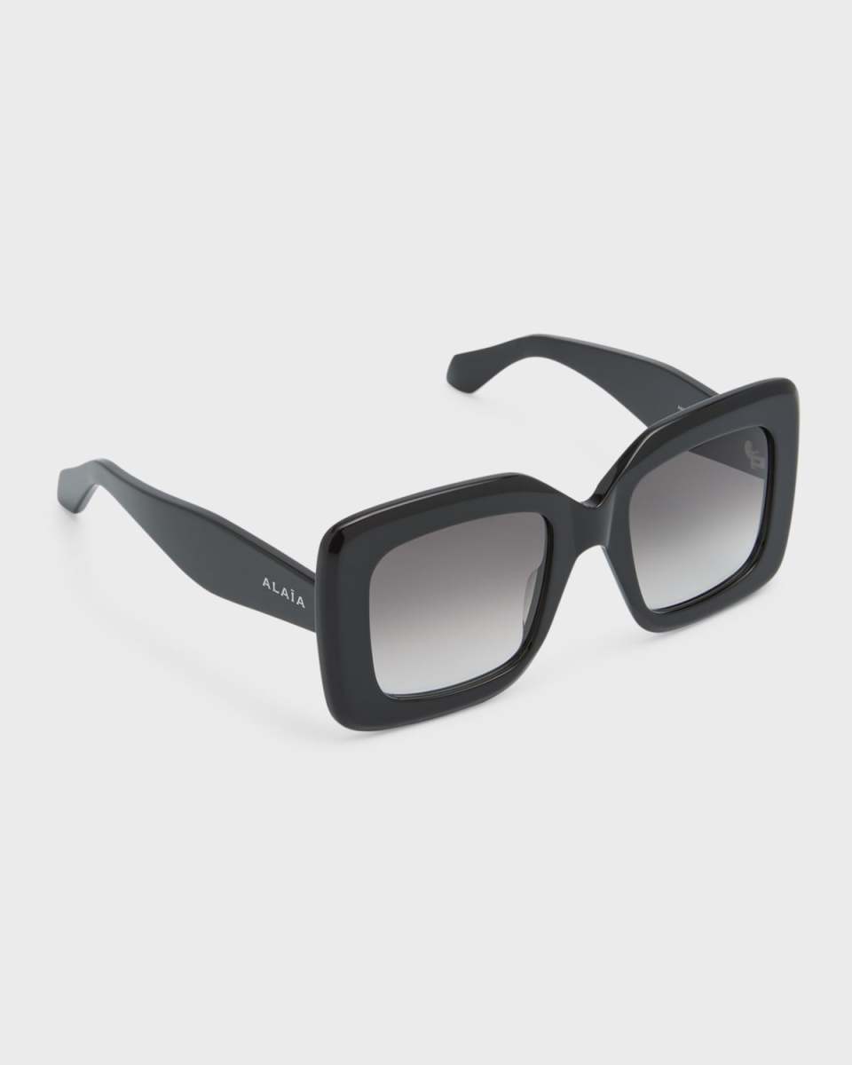 Two-Tone Acetate Butterfly Sunglasses