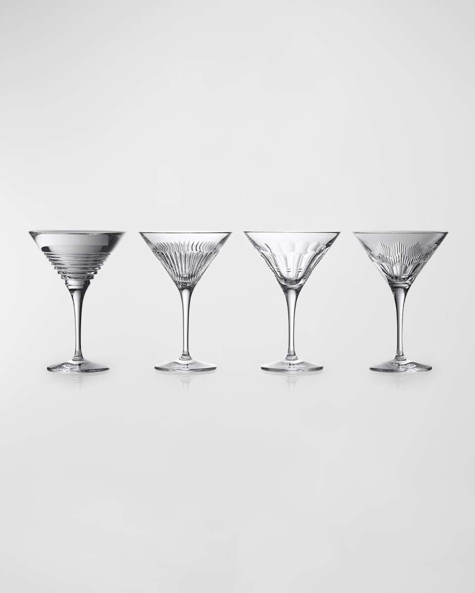 Mixed Mixology Martini Glasses, Set of 4