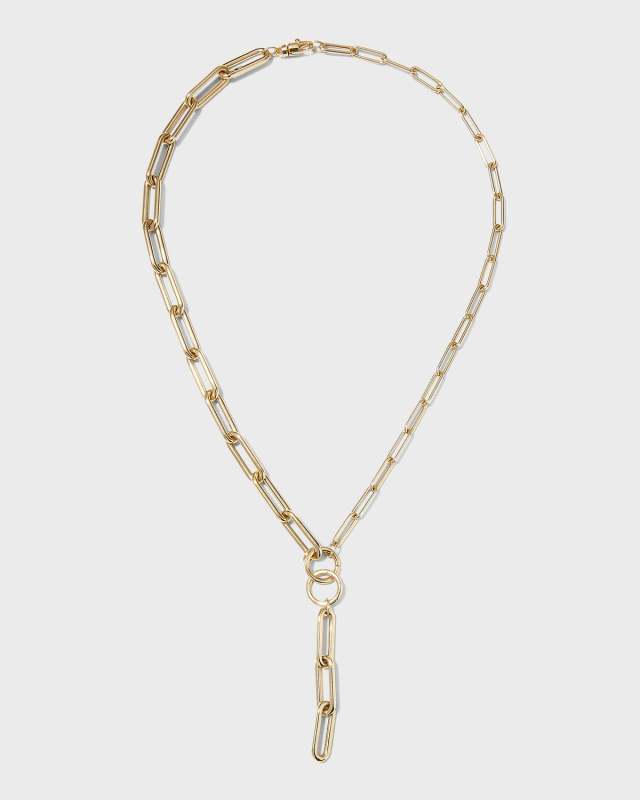 14K Yellow Gold Thilea Chain Necklace, 24"L