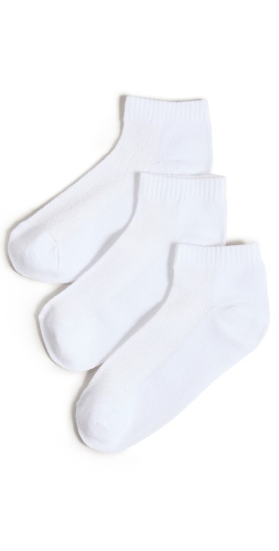 Stems Everyday Ankle Socks Pack Whites