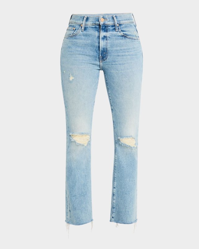 The Insider Crop Step Fray Jeans