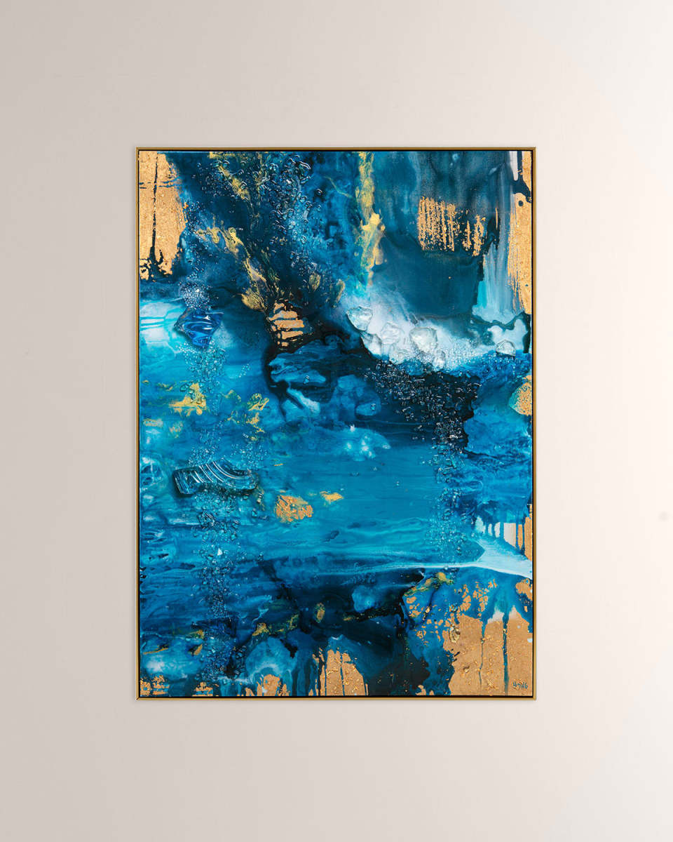Blue Abyss Giclee by Mary Hong