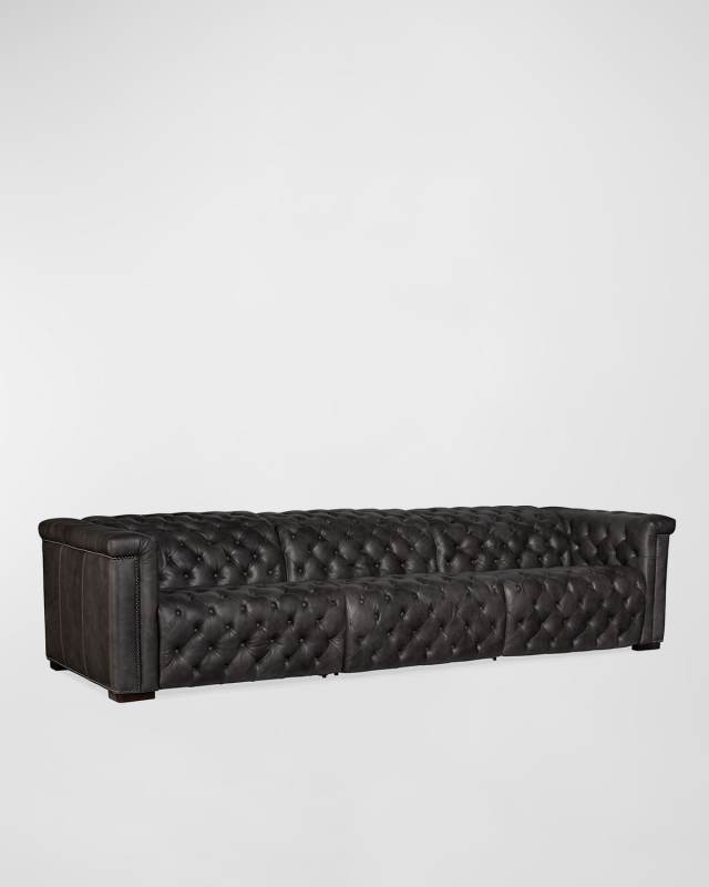 Savion Grandier Power Recliner Sofa with Power Headrest