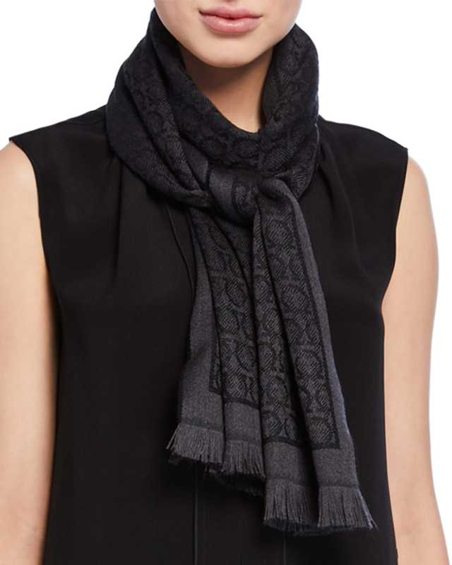 Sr The Gancini Wool Scarf