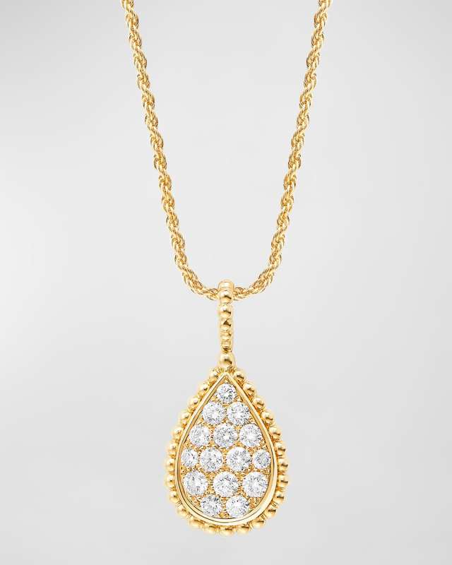 Serpent Boheme 18K Yellow Gold Diamond Pendant Necklace