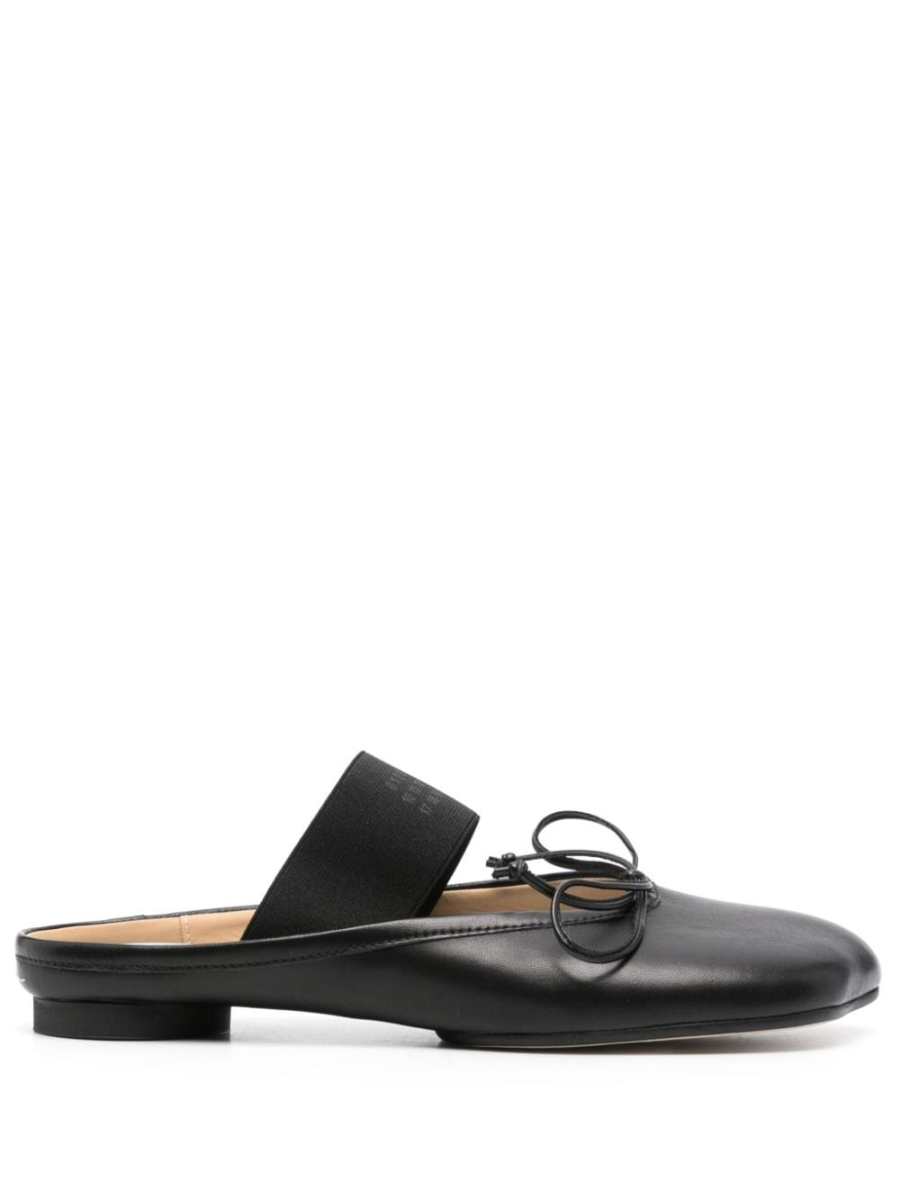 Anatomic numbers-strap ballerina shoes