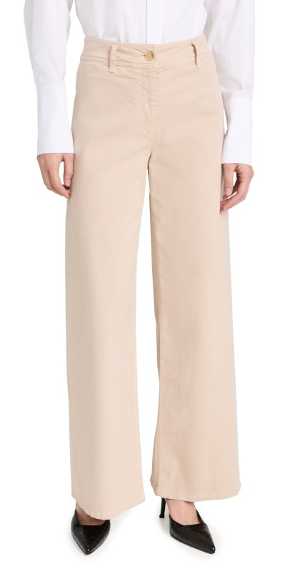 Nili Lotan Megan Twill Pants Sandstone