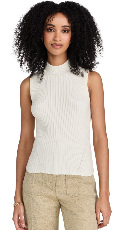 PAIGE Fidelia Tank Top Ivory